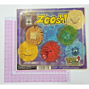 Vintage Vending Display Board Zoosh! Wild Animals 0507